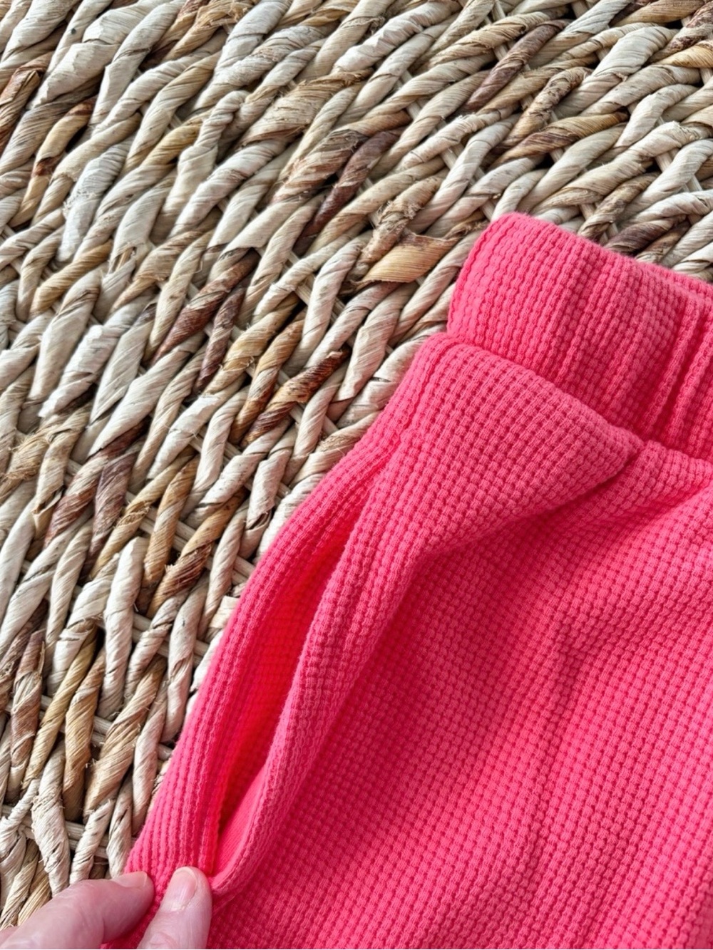 Comfrt Waffle Relaxed Straight Leg Pant - Picture 8 of 13